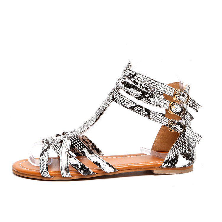 Sandali da Donna alla Moda Sandali Stile Nazionale Sandali Stile Bohemien Moda Donna Stile Piatto Scarpe Estive da Donna Scarpe Taglia Grande