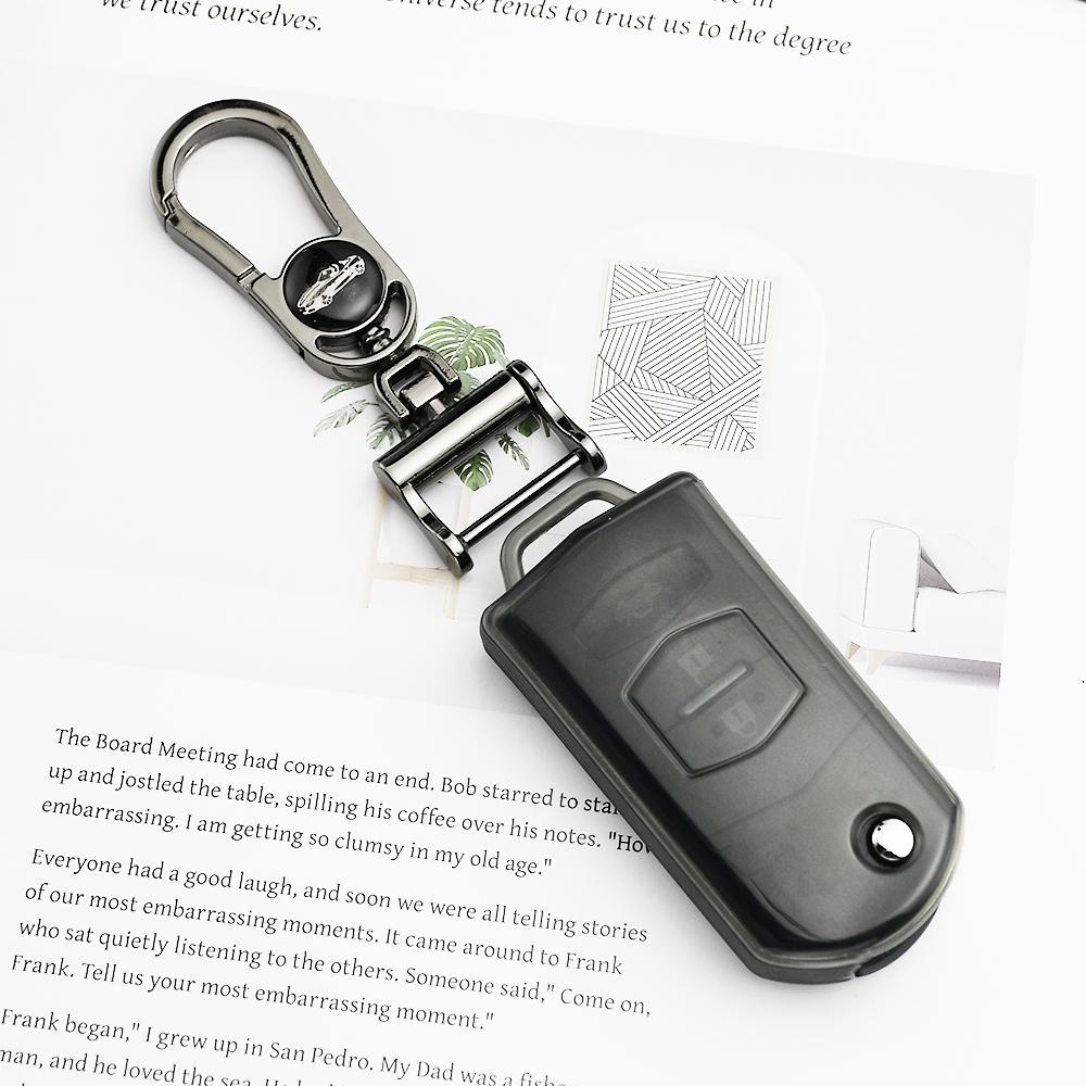 Transparent Tpu For Mazda Cx5 Cx-5 Cx9 Cx-9 Mx5 Mx-5 M6 Rx8 2 3 5 6 8 Cx7 Cx-7 Rx-8 Auto Keyless Car Key Case Cover Holder