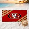 49ers Soft and Comfortable Beach Towel Perfect for Vacations and Poolside Use an Ideal Gift for Summer Holidays