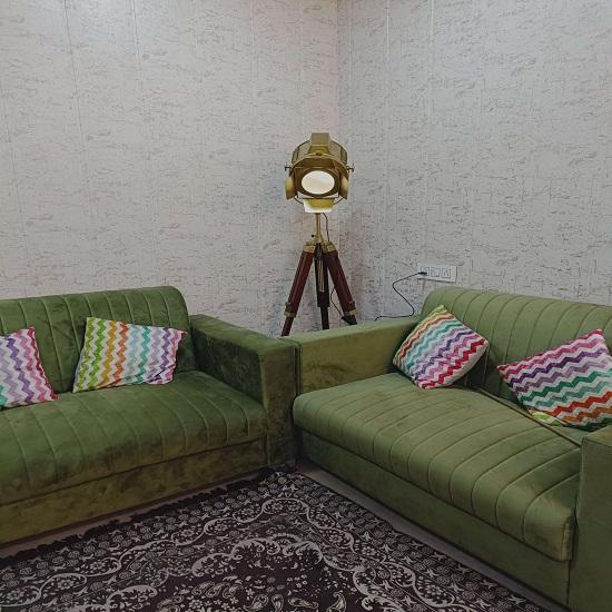 Handmade Tripod Studio Floor Lamp Marine Flap Searchlight Chrome Nickel Retro Spotlight Focus Floor Lamp Home Decor