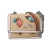 COACH CJ723 Mini Claire Crossbody Bag with Floral Embroidery Shoulder bag whiteUsed