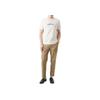 Emporio Armani SS24 Logo Embroidered Crew Neck Short Sleeve T-Shirt Men tops Vanilla 3D1TG8-1JOCZ-01A1