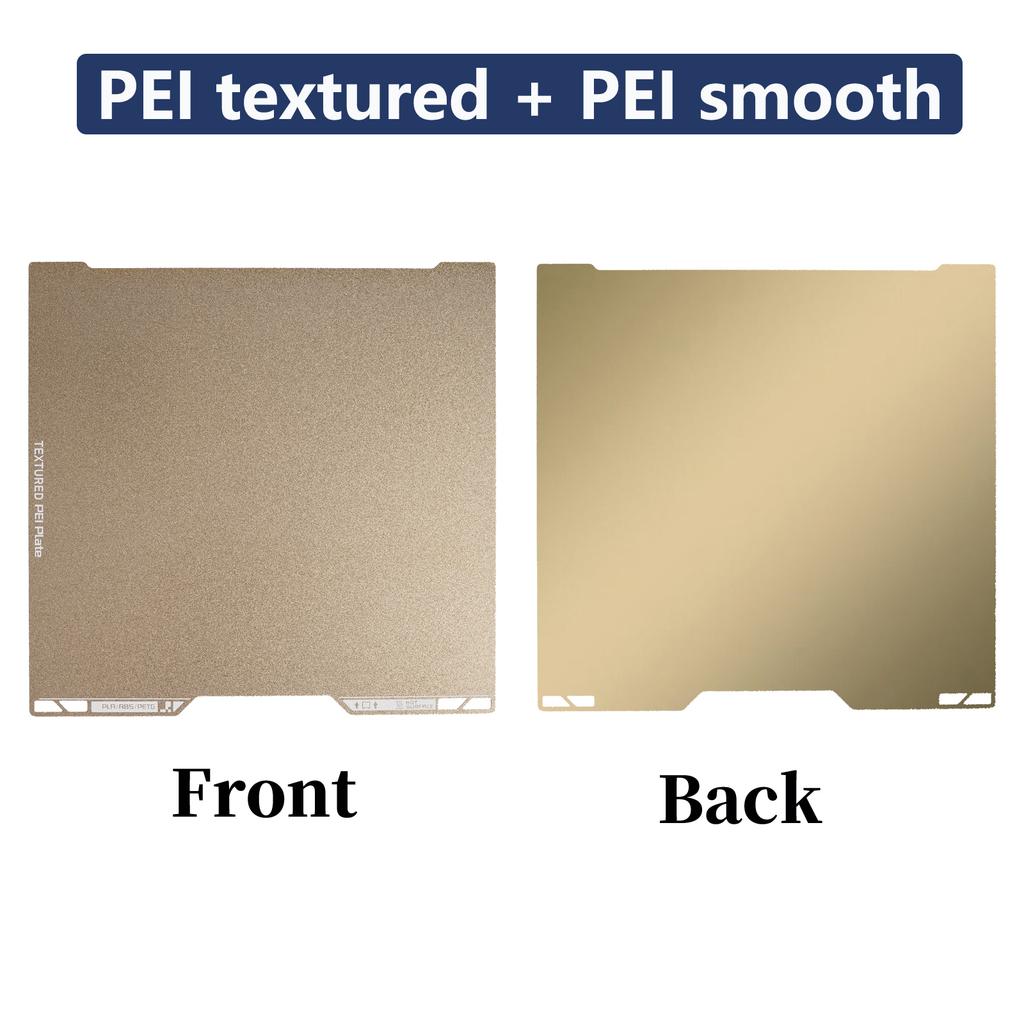 H2D Build Plate PEI Smooth PEO PET PEY Double Sided Spring Buildplate Steel Sheet For Bambu Lab H2D with QR Code