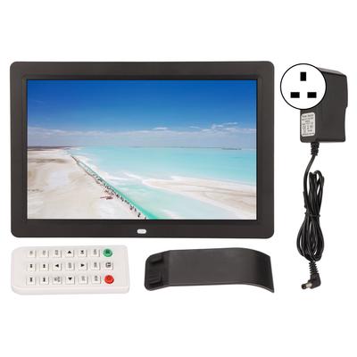 12.1in Digital Photo Frame Auto Rotation HD LED Electronic Photo Album for Videos Music Clocks