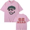 Travis Head TravBall Head 62 Ρούχα T-Shirt Άνδρες Γυναίκες Μόδα Oversized Κοντομάνικο T-Shirt Ανδρικό Casual Βαμβακερά Vintage T-Shirts