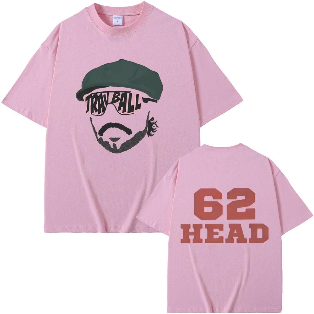 Travis Head TravBall Head 62 Ρούχα T-Shirt Άνδρες Γυναίκες Μόδα Oversized Κοντομάνικο T-Shirt Ανδρικό Casual Βαμβακερά Vintage T-Shirts