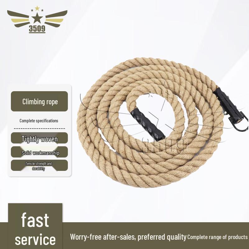Durable Hemp Training Climbing Rope