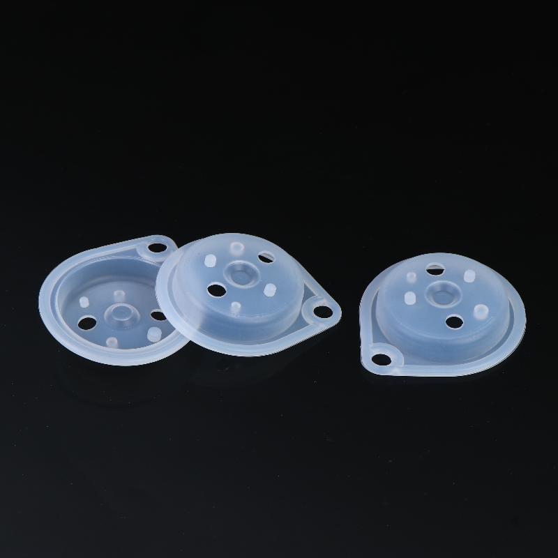 Water Heater Silicone Diaphragm 5Pcs 50mm Oval Inclined Hole Non-toxic Silica Gel for Residential Gas Water Heater Repair Parts