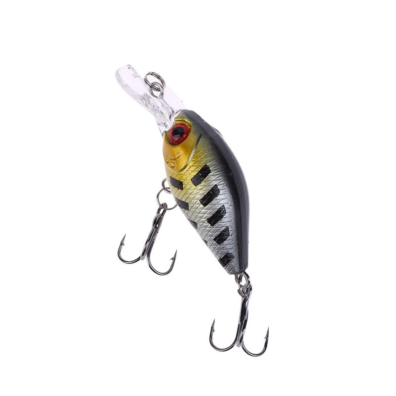 5 Stück/Box Kurbelfisch Rock Fish Barsch Angelköder Set 4,4G Künstliche Köder Oberflächenköder Kurbel Wobbler Angelzubehör