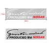 1Pcs Car Light Eyebrow 3D Sticker Personalized Headlight Styling For Nissan Nismo Tiida Sylphy Teana Almera Qashqai J10 J11