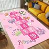 Princess Hop Living Room Nonslip Area Rug Soft Carpet For Bedroom Game Playroom Sofa Office Home Decor Doormat Christmas Gift C926404