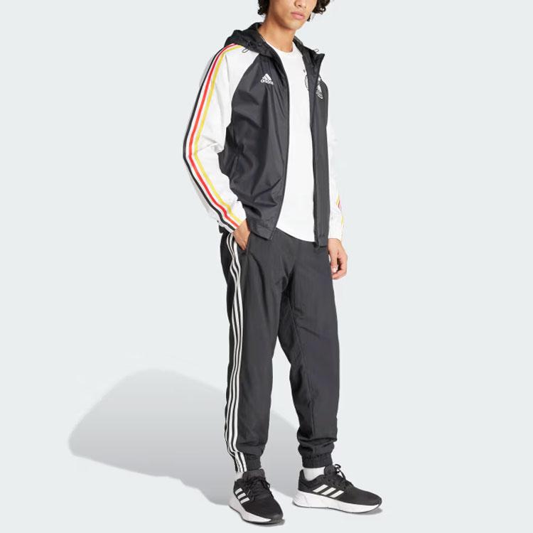 Adidas DNA Windbreaker Jacket Men Outerwear Black IU2086
