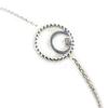Altesse [M7982] - White 'Goddess' Silver Bracelet