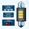 2-10 PCS 600LM Super Bright C5W LED Bulbs CANBUS Festoon 31/36/39/41MM 12V 3030-6SMD 6500K White Car Interior Dome Trunk Lights
