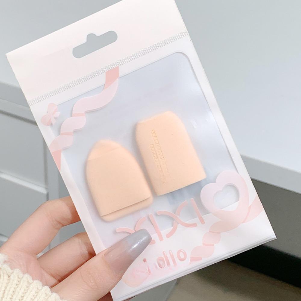 

2 шт. пуховка для сухого и влажного нанесения, жидкая основа-консилер без пудры, мягкая текстура, гипоаллергенная 2pcs покинуть белый