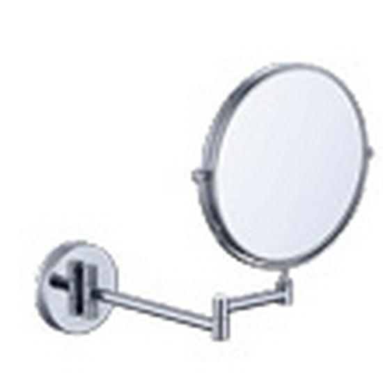 Folding Double-Sided Vanity Mirror for Bathroom and Hotel Use