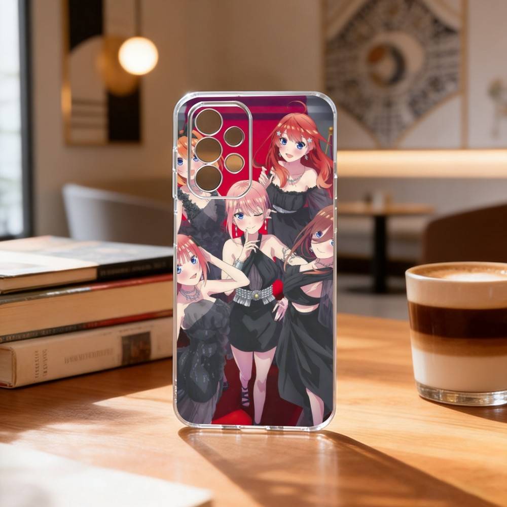 The Quintessential Quintuplets Phone Case Transparent Silicone Soft For Samsung S25,S24,S21,S22,S23,S30,Ultra,S20,Plus,Fe