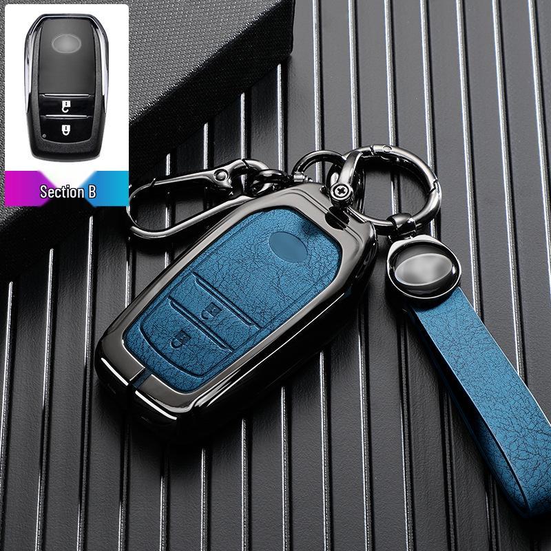 Toyota Prado Key Cover for 2015-2024 Models: Metal Buckle Shell