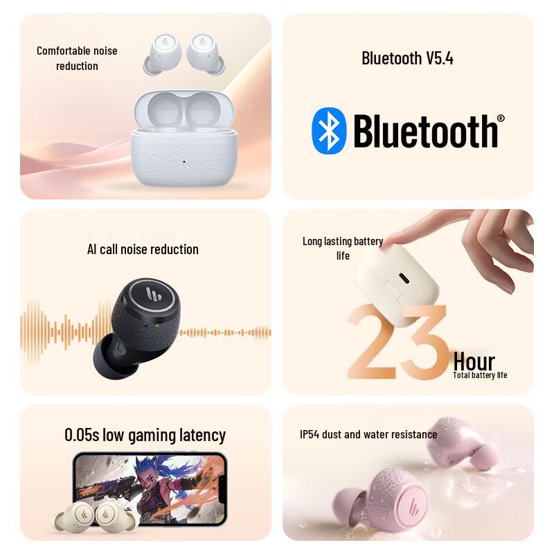 Edifier Retro Pro 2 True Wireless Noise Cancelling Earbuds