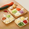 The Multi-functional Wall-mounted Hot Pot Seasoning Plate for Home Kitchen Is A Must-have for Preparing Seasonings, Scallions, Ginger and Garlic