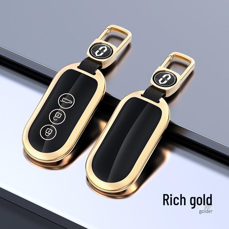 Huawei AITO Wenjie M5/M7 Smart Key Case: NFC Remote Control Protective Shell with Buckle.
