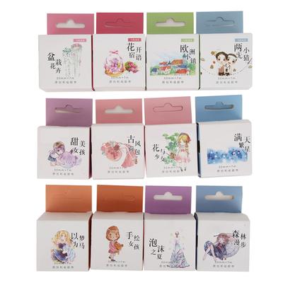 Washi Tape 30mm Wide Manual Decorative DIY Sticker Reusable Tape for Diary Notebook