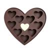 10 Compartment Heart Shape Silicone Mold DIY Small Love Cake Chocolate Ice Tray Baking Molds Home Holiday Decor