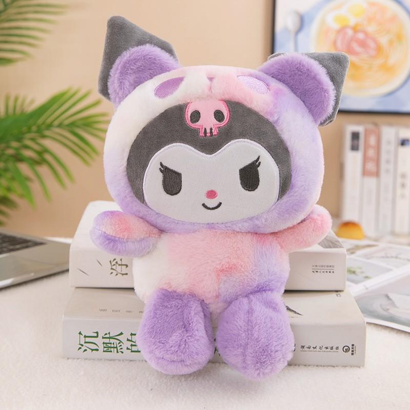 22-40cm Cute Cartoon Character Plush Toys Kuromi My Melody Cinnamoroll Soft Stuffed Dolls Children Gift