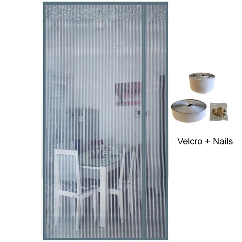 Insect-proof Side Open Magnetic Door Screen Magnetic Automatic Closing Window Screen  Summer