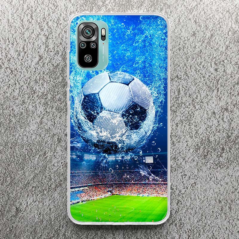 Football Soccer Ball Design Print Soft Case for Xiaomi Redmi 14C 13C 12C 13 12 Phone Shell 10C 10A 10 9A 9C 9T 9 8A 8 7A 7 6A 6