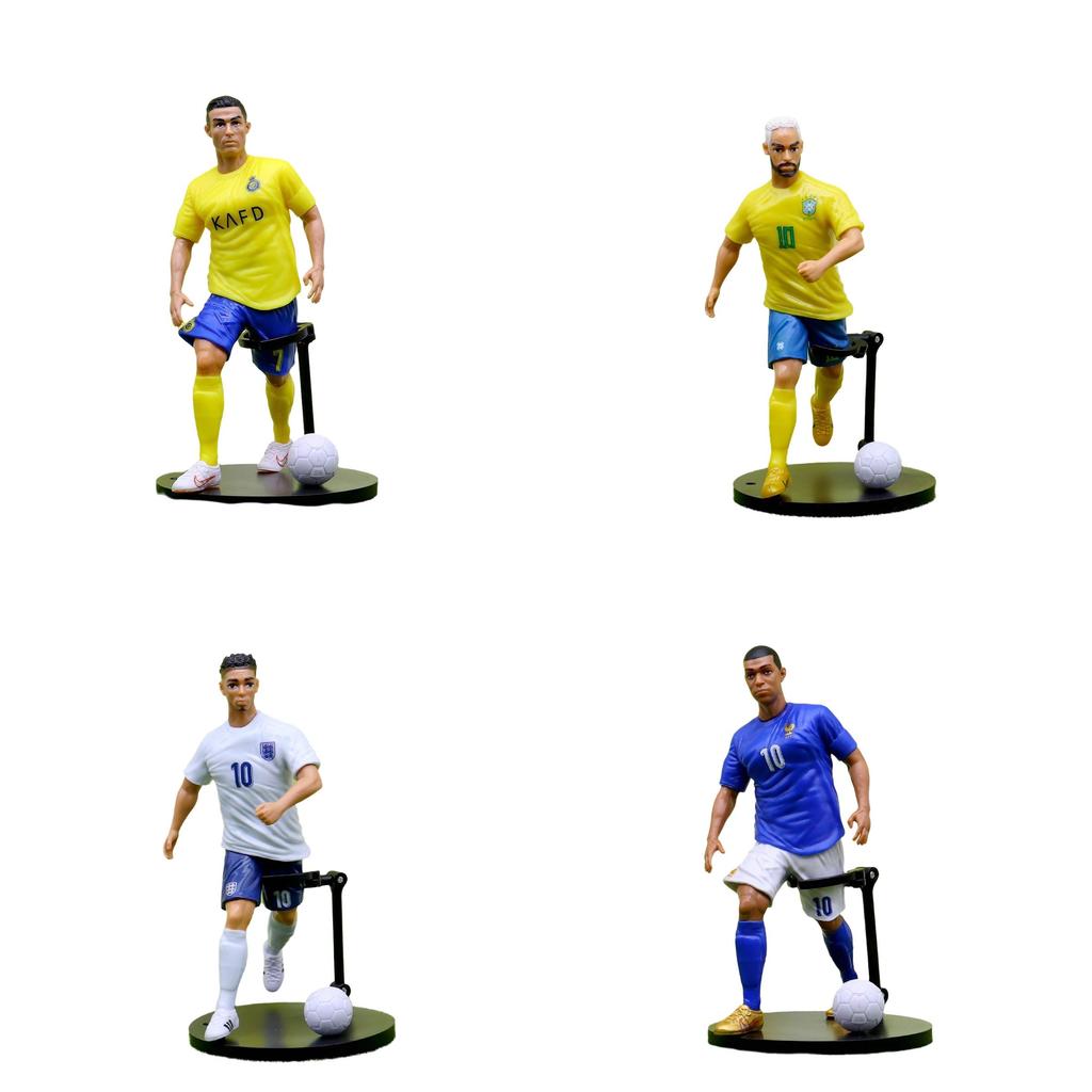 19cm PVC Fußballstar Figur Sammlerstück Perfektes Geschenk Für Fußballfans Und Heimdekoration