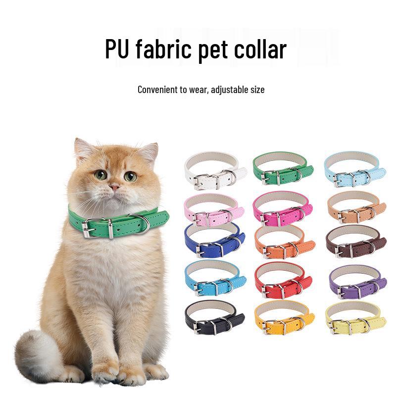 Coleira de Diamantes Ajustável de Couro PU DIY e Conjunto de Coleira - Acessórios para Caminhada para Cães e Gatos
