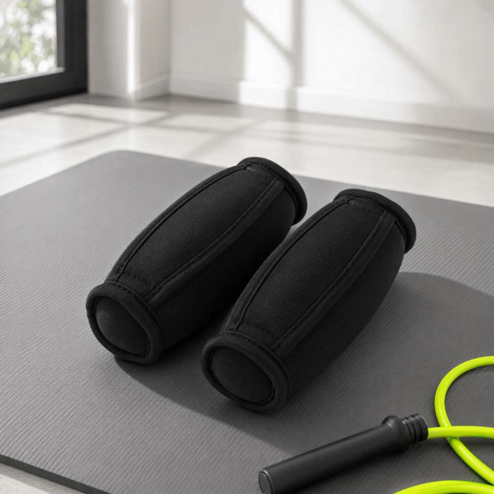 2pcs Soft Shell Material Handheld Soft Dumbbells Hand Strap Dumbbells  Walking Exercise