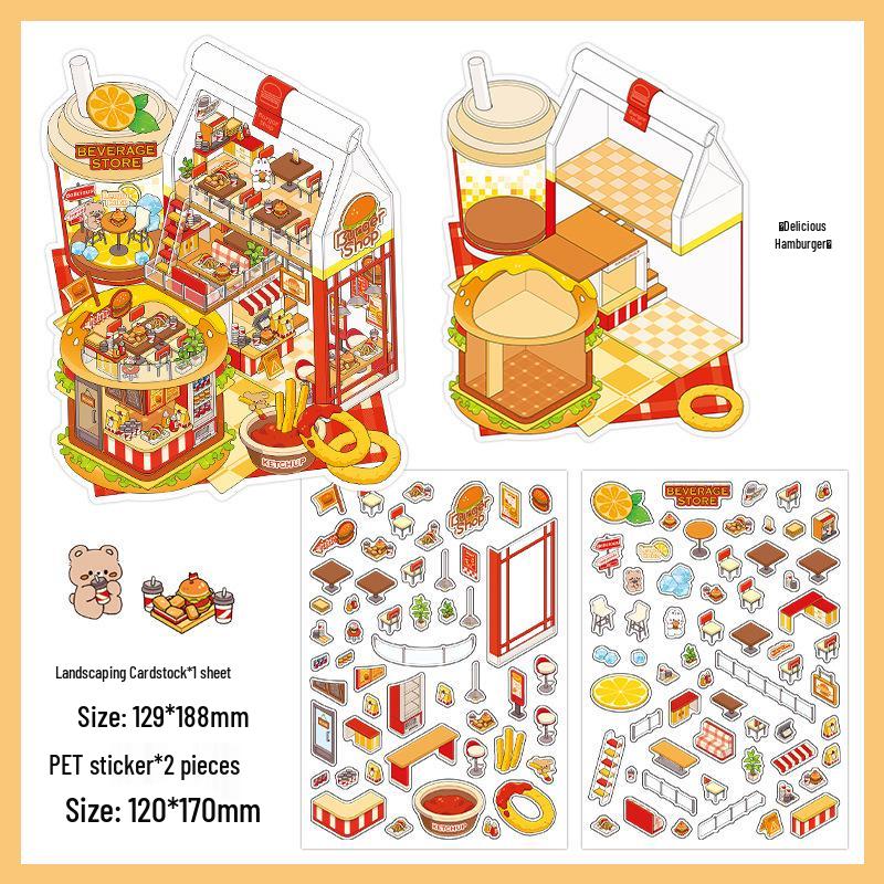 Ink Words Landscaping 3D Stickers: Infeel.Me 20th Edition DIY Fun