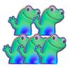 1/2/3/4/5/6/9/10/15Pcs Car Stickers Waterproof UV Resistant Strong Stickiness Self Adhesive Colorful Lizard Stickers Funny Decals