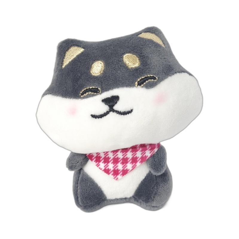 Cute Shiba Inu Dog Plush Doll, Puppy Doll Loyal Dog Schoolbag Pendant Doll Doll