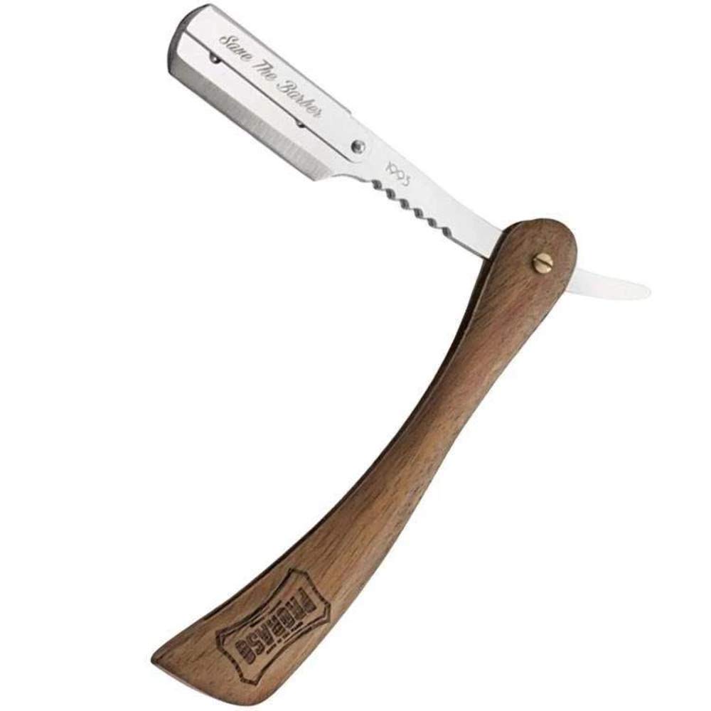 PRORASO Professional Old-Style Razor Razor for a Close Shave, Folding, Made in Italy, 1 Razor (x 1)