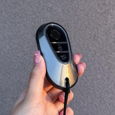 Transparent Black Tpu For Mercedes Benz C S Class W206 W223 S350 C260 C300 S400 S450 S500 Remote Car Key Case Cover Fob