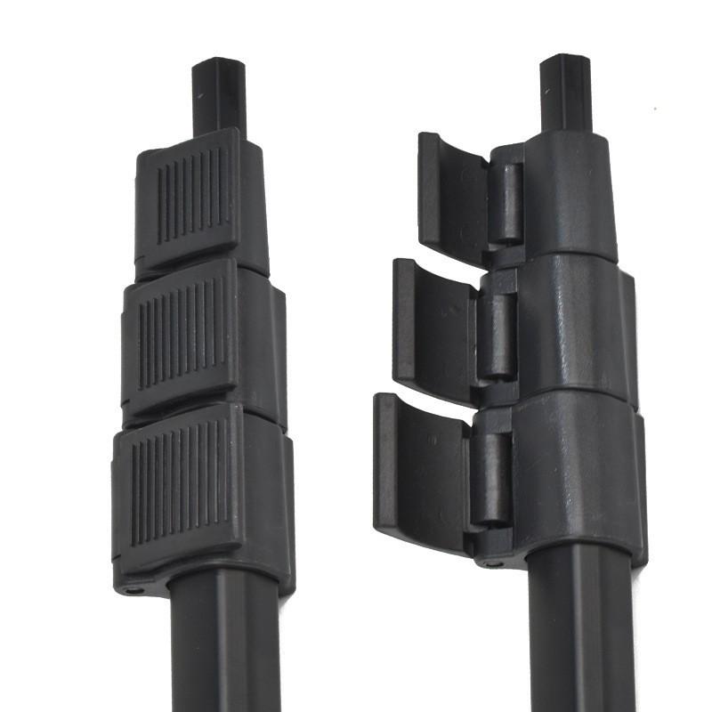 Aluminum Alloy Four-Section Telescopic Extension Pole with Buckle Connection