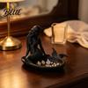 Bedroom Vanity Accessories 3D Printed Mermaid Jewelry Tray  Vintage Rings Earrings Necklaces Organizing Display Tray Dish  Decorative Trinket