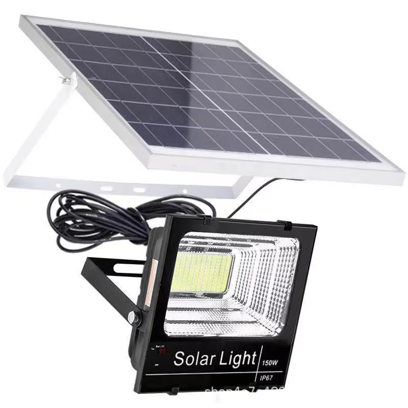 54-362LED Solar Flutlicht Fernbedienung Solar Powered Scheinwerfer Im Freien Wasserdichte IP67 Villa Straße Licht Einstellbare Winkel