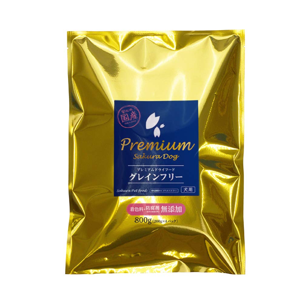 

Для собак внутри страны Sakura Pet Food Premium Dry Food 800 г для собак [беззерновой, произведенный, без добавок, свежий] (хрустящий тип) [беззерновой, пищевой]