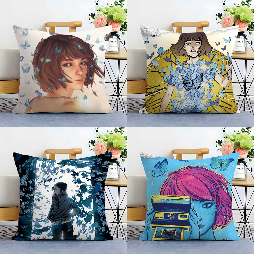 Spiel Life Is Strange Kissenbezug Sofa Wohnzimmer Schlafzimmer Zweiseitiger Druck Quadratisches Kissen Nickerchen-Kissenbezug