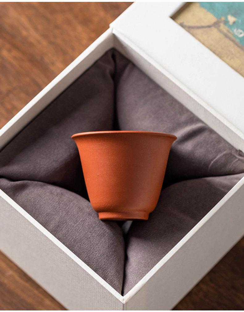 Yixing Zisha Clay Tea Tasting Set: Small Brewing Cup Pair