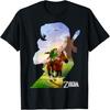 Unisex T-shirt Nintendo Zelda Link Epona Ride Silhouette T-Shirt