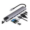 Usb-hub for Laptop Pc 4k 60Hz Type C  8 In 1 Hub Multi Function Adapter Docking Station Usb C Hub for Phone