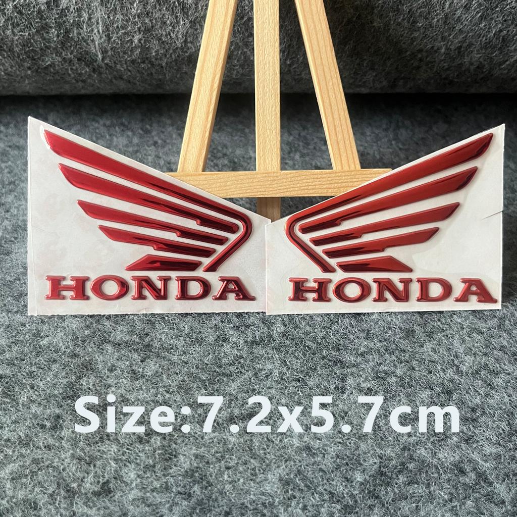 3D Honda Sticker Logo Tank Wing Decals