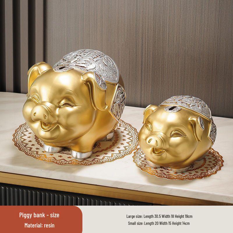 2026 Kreatives Sparschwein: Einzigartiges Sparschwein-Ornament mit großem Fassungsvermögen