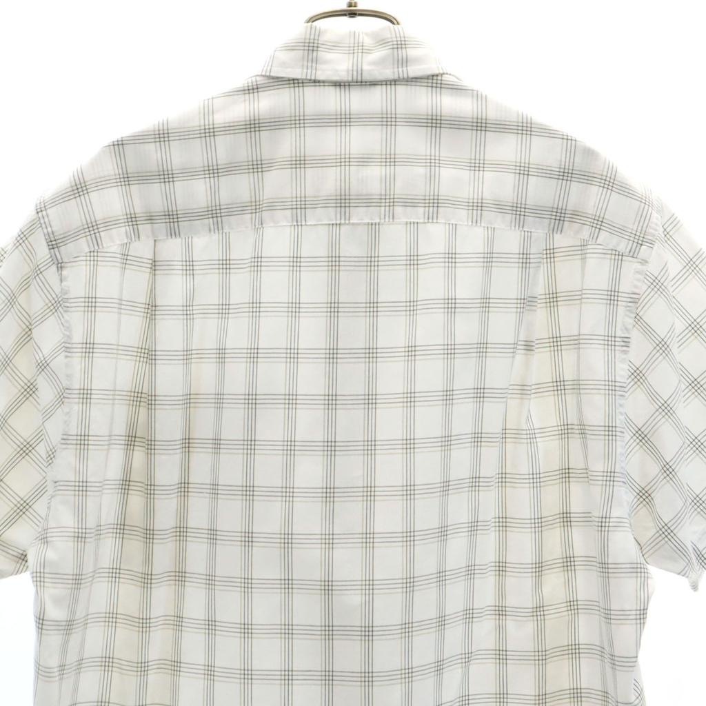 Nautica Koszula w kratę z krótkim rękawem S biała Męska Używana