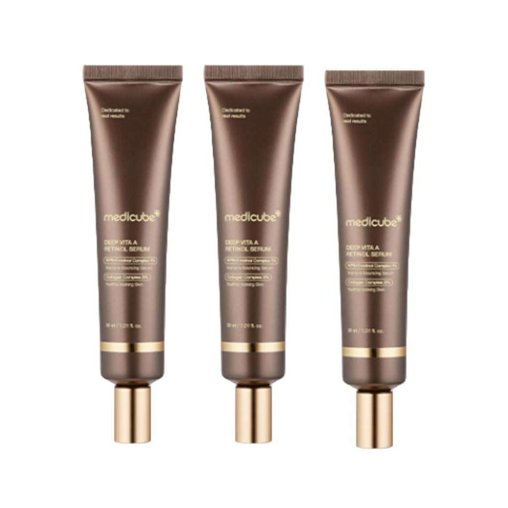 Medicube Deep Firming Lifting Set (Deep Vita A Retinol Serum 30ml + Deep Lifting Peptide Eye Cream 30ml) (7 Options)